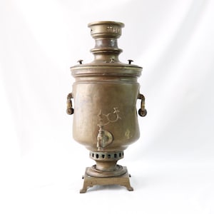 Antique Water Vessel, Antique Teapot, Teapot Samovar, Coal Samovar, Hotel, Home, Hot Water Vessel, Samovar Teapot, XL Samovar, Home Gifts