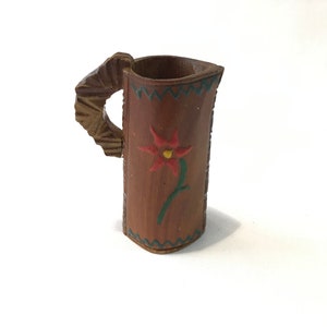 Primitive Wooden Jug, Antique Jug, Small Jug, Decorative Jug, Jug Miniature, Handmade Jug, Antique Pitcher, Wooden Pitcher Primitive Pitcher