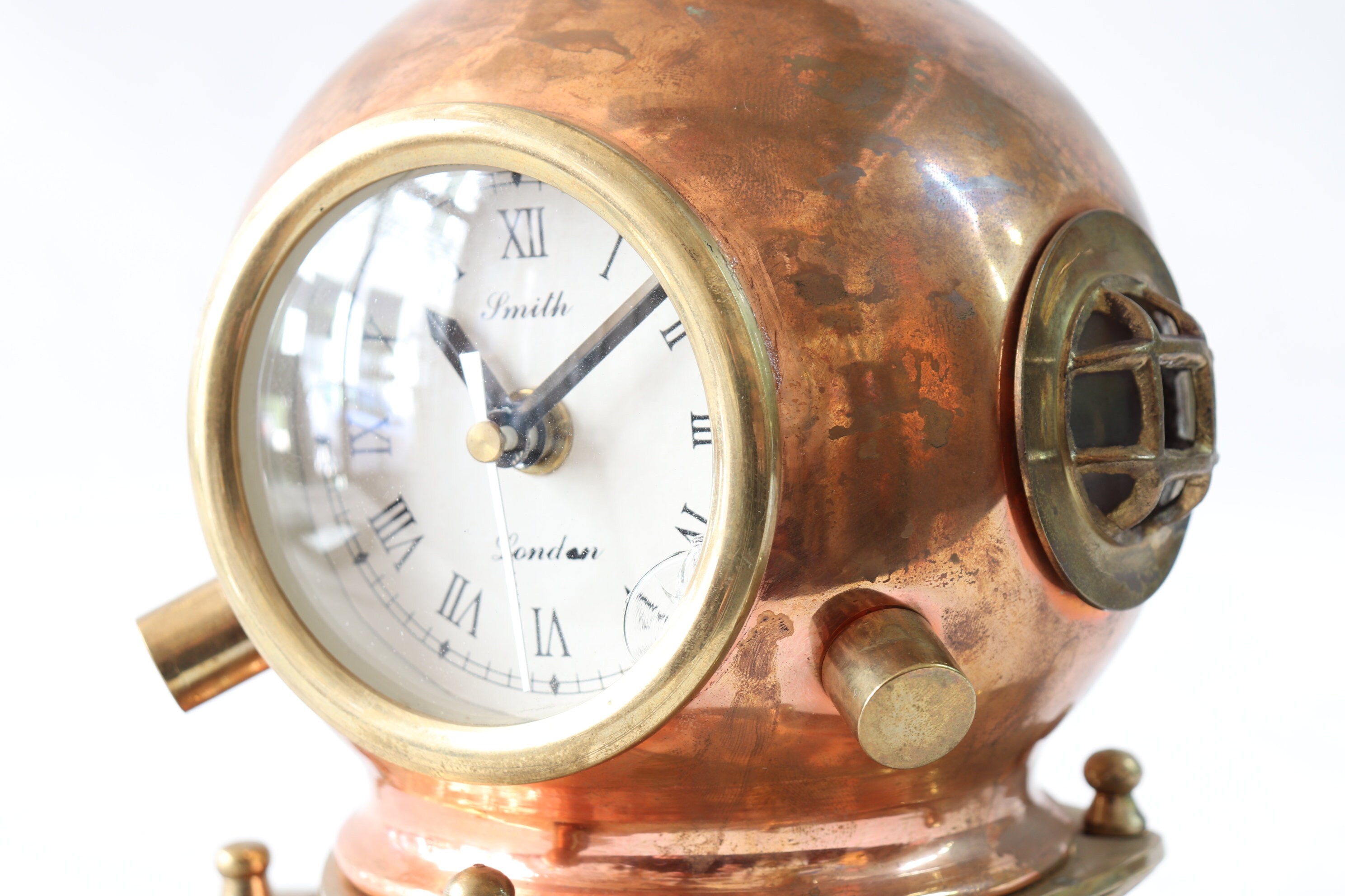 Scuba Diving Helmet Clock Scuba Diver Helmet Clock Nautical Etsy