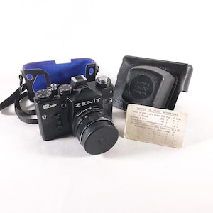 Antique Zenit 12XP Film Camera with Lens, Vintage Film Camera, Antique Camera, Film Camera with Lens, Zenit Camera, Vintage Camera Decor