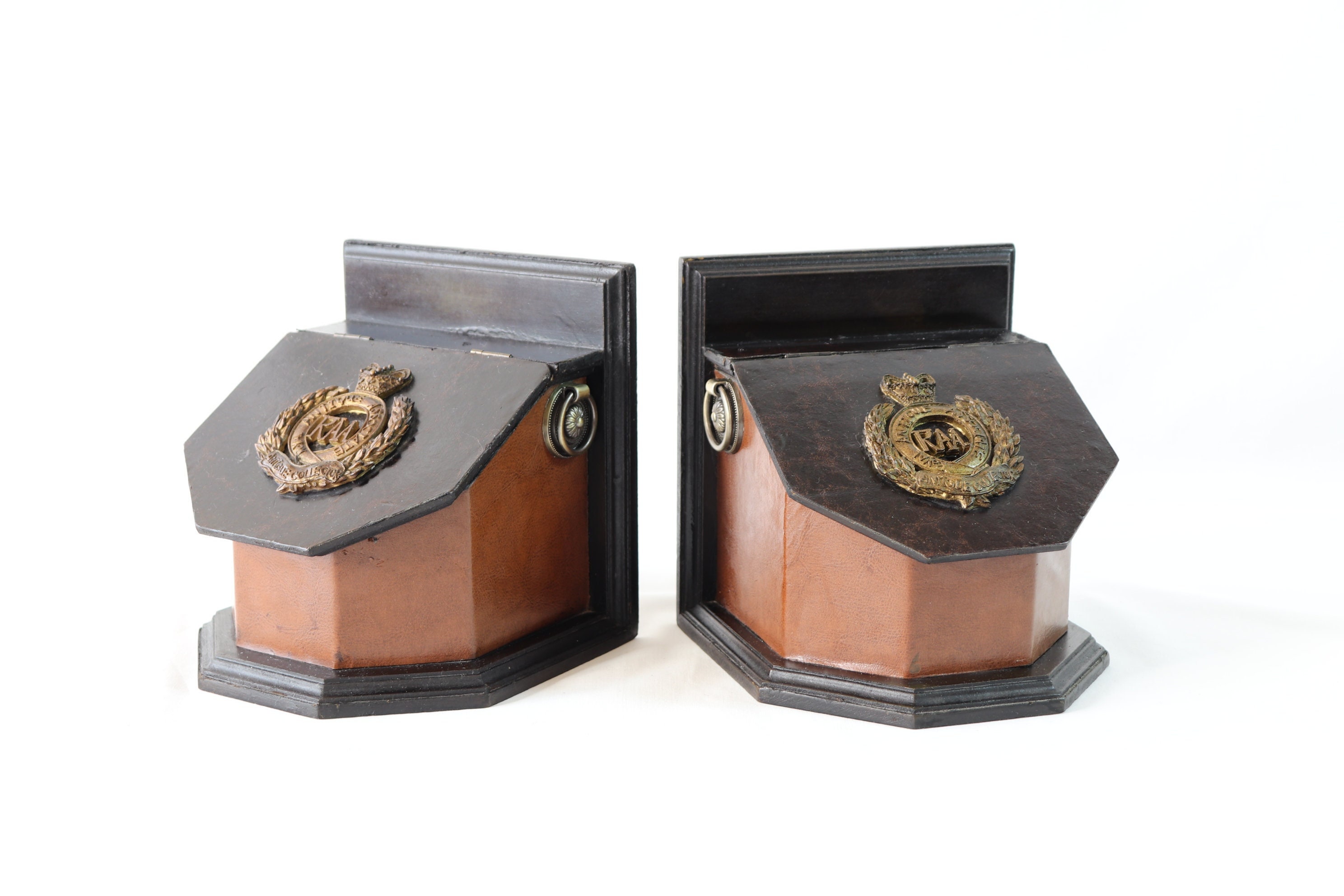 Vintage Wooden Bookends, Unique Desk Accessories, Gifts, Book Ends Farmhouse, Shelf Decor, Home Decor