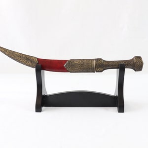 Daga Jambiya, cuchillo Jambiya, daga persa, daga otomana, acero inoxidable, latón, daga coleccionable, daga decorativa, regalo para él