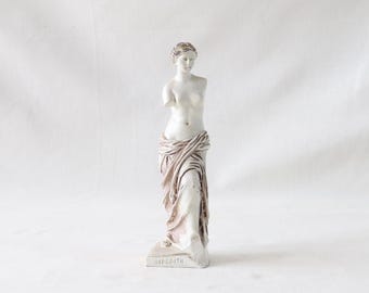 手作りアラバスター製ミロのヴィーナス像 - ギリシャの女神彫刻 (23.62