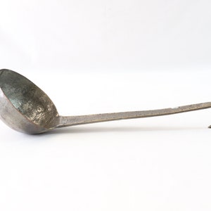 Pewter Ladle, Antique Ladle, Soup Ladle, Serving Utensils, Kitchen Utensils, Farmhouse Kitchen, Kitchen Decor, Farmhouse Decor, Tavern Decor