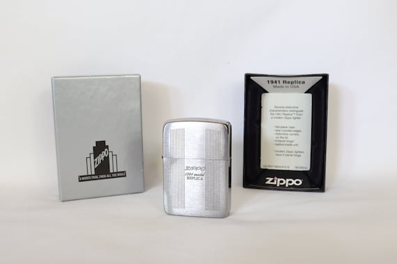 Vintage 1941 Zippo Lighter, Zippo Lighter, Antique Zippo