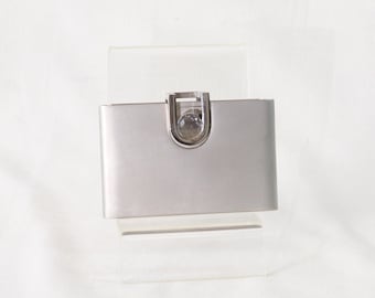 Metal Card Holder, Swarovski Card Holder, Stainless Steel Card Case, Business Card Holder, Envelope Card Case, Credit Card Holder, Gifts