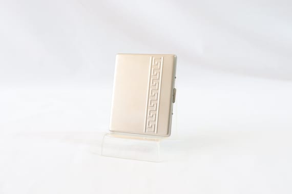 Satin Silver Cigarette Case, Engraved Cigarette Case, Cigarette Holder, Cigarette  Case for Men, Cigarette Case for Women, Smoking Accessory