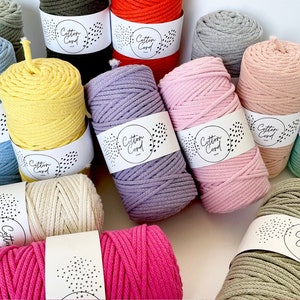Braided Cotton Cord, Cotton Ribbon, 6 MM Braided Cotton Thread Jewelry  Rope, Indian Cotton Flat Drawstring Cord 10 Yards 