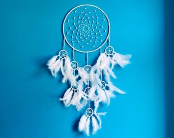 Large dream catcher wall hanging Mandala Indian dreamcatcher Dreamcatcher  wall décor Rustic home decor shabby chic Wedding gift, mandala,