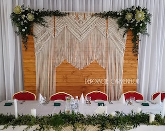 Macrame Curtain&Wedding