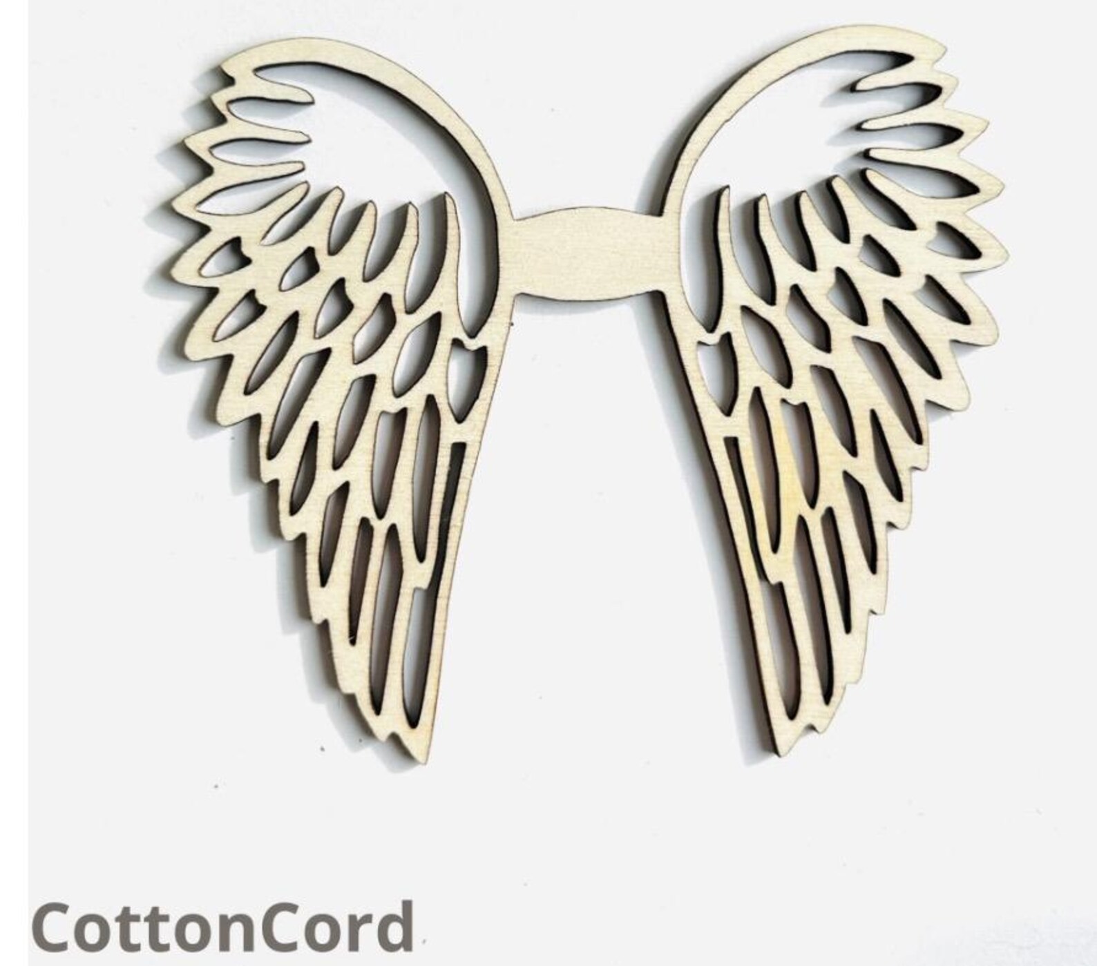 Macrame Angel Wings Base – Wooden Craft Blank – 11.5 Cm or 6 Cm – DIY ...