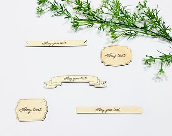 Personalized wooden signs. Nameplates. Wooden tablets. Nameplates. Engraved nameplates. Personalized plates