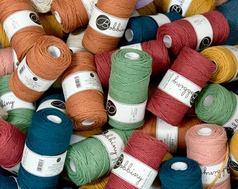 10 Meter 3 mm Baumwollschnur, dreifach gedrehte Makramee-Schnur, verdrehtes 100 % Baumwolle Makramee-Seil, Makramee Tarn, Dekor Handwerk DIY Schnur,