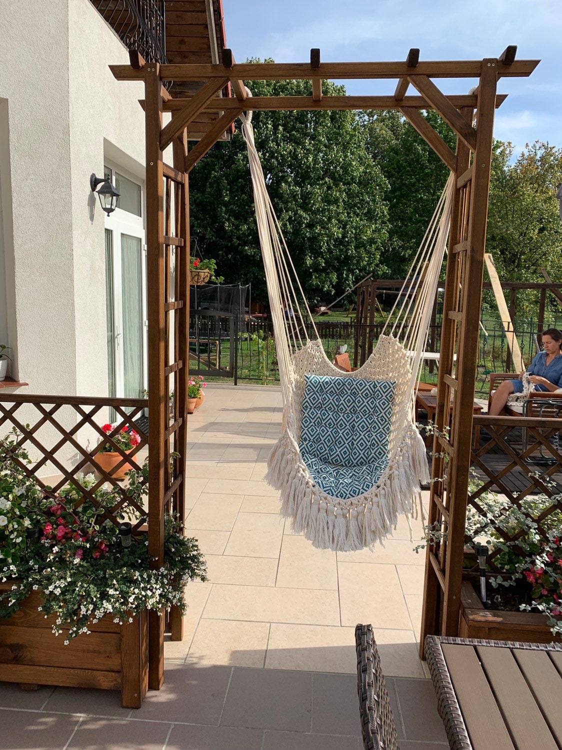 hanging hammock chair macrame