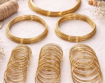 10pcs 100mm Or Anneaux Attrape-Rêves Anneaux en Métal Anneaux Attrapeur