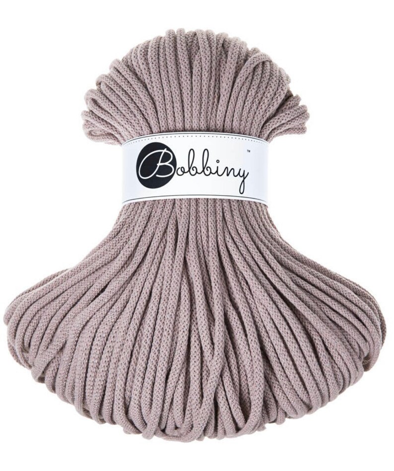 5 mm PEARL Cord cotton Multi Color 100m 100 m macrame Bobbiny macrame rope 108 yards chunky yarn yarn macrame