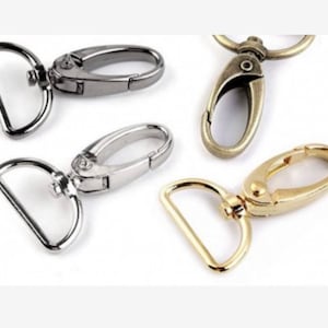METAL SNAP Hook 25 MM, Carabiner for keys, Carabiner for the purse