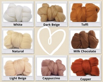 Worsted wool for felting, merino wool, macrame wool, chunky yarn, wool tops, chunky wool, spinning wool, weaving wool, giant arm knittng
