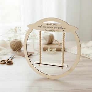 Wooden hoop with a swing for macrame angels and dolls, Wooden hoop. Dreamcatcher hoop, ring macrame , dream catcher,