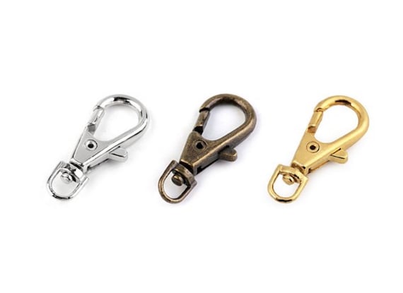 Buy Small METAL SNAP Hook 4 MM, Carabiner for Keys, Carabiner for