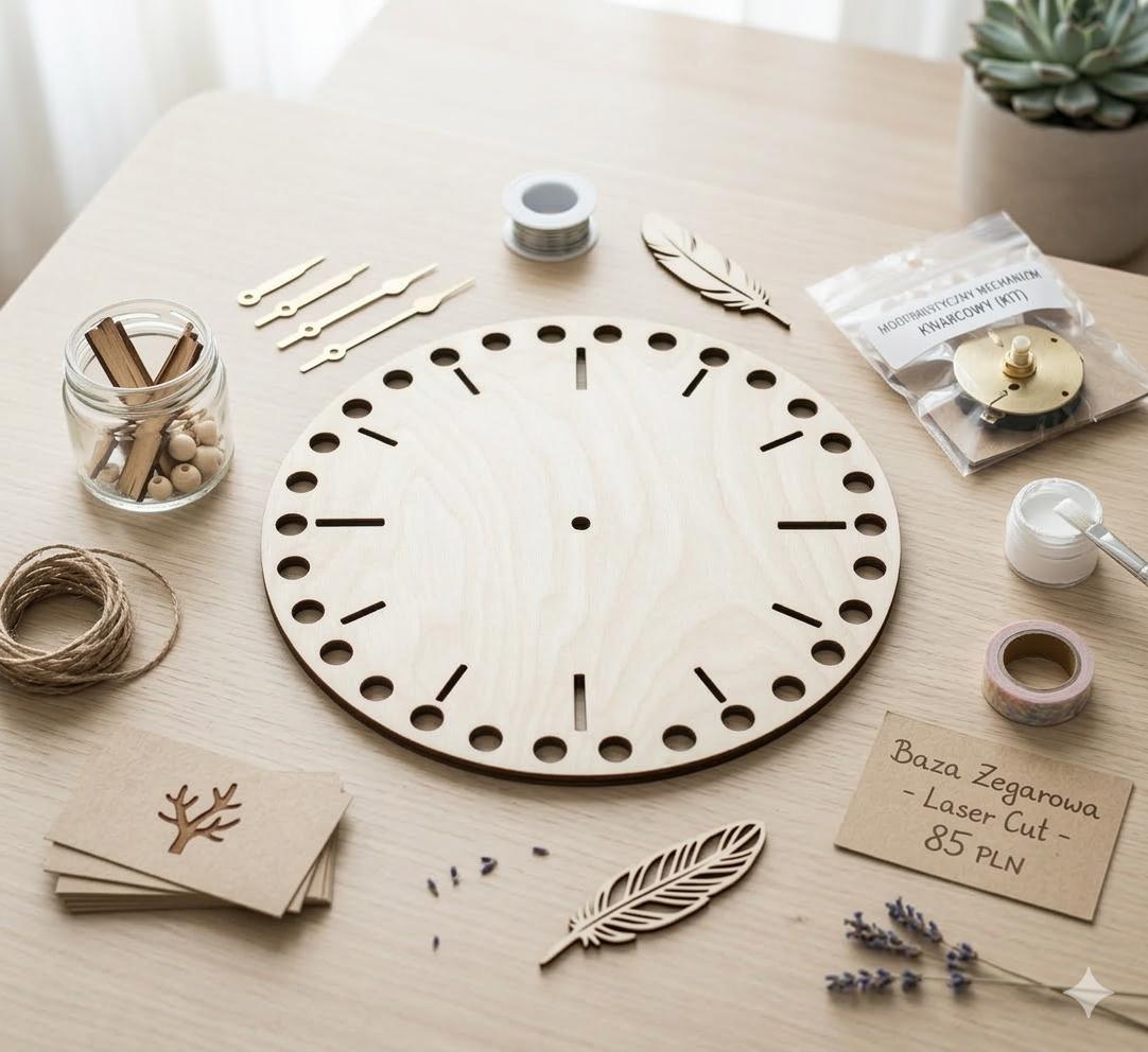 Macrame Clock Base 30 40 50 Cm Wooden Clock Base With Holes DIY Macrame ...