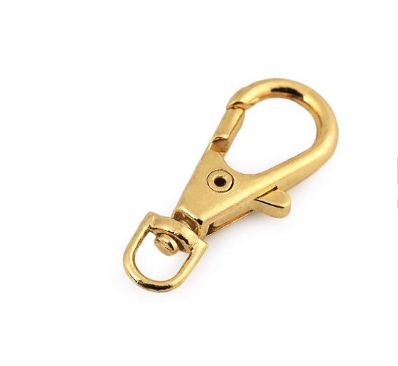 Small METAL SNAP Hook 4 MM, Carabiner for Keys, Carabiner for the Purse 