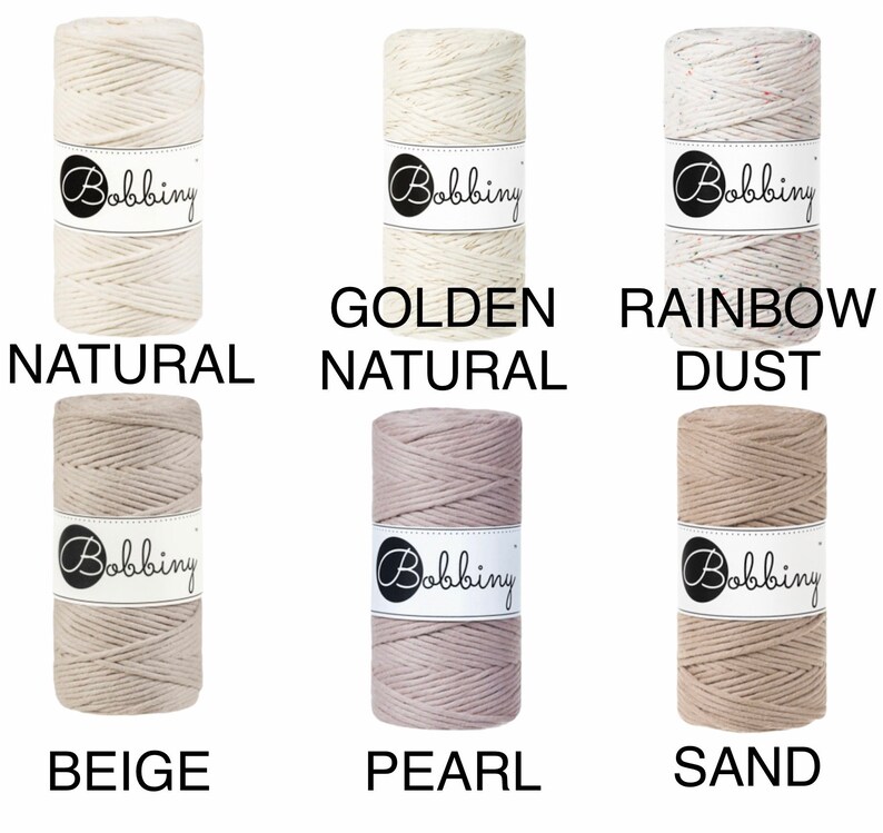 100 Metres Cotton Cord Twisted Macrame Cord 3 Mm Twisted Etsy