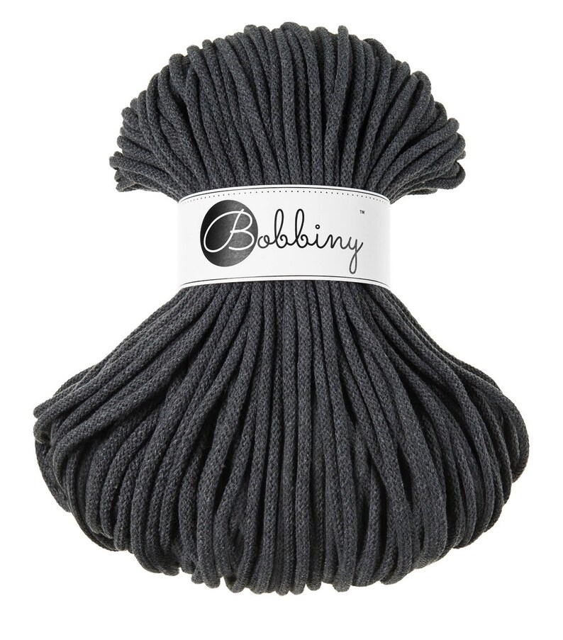 5 mm \u017bELAZO SZARY Cord cotton 100 m macrame Multi Color 100m 108 yards Bobbiny macrame rope yarn macrame chunky yarn