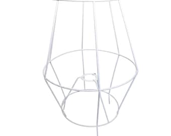 Diamond-shaped lampshade frame with legs, frame for the lampshade, shelves, rooms, hoops,
