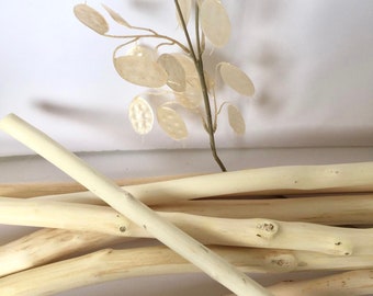 Natural polished branches. Branches for macrame. A stick for hanging macrame
