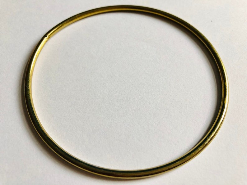 Dreamcatcher hoop gold 6 cm dream catcher brass plated ring macrame metal hoop at 2,3 inch
