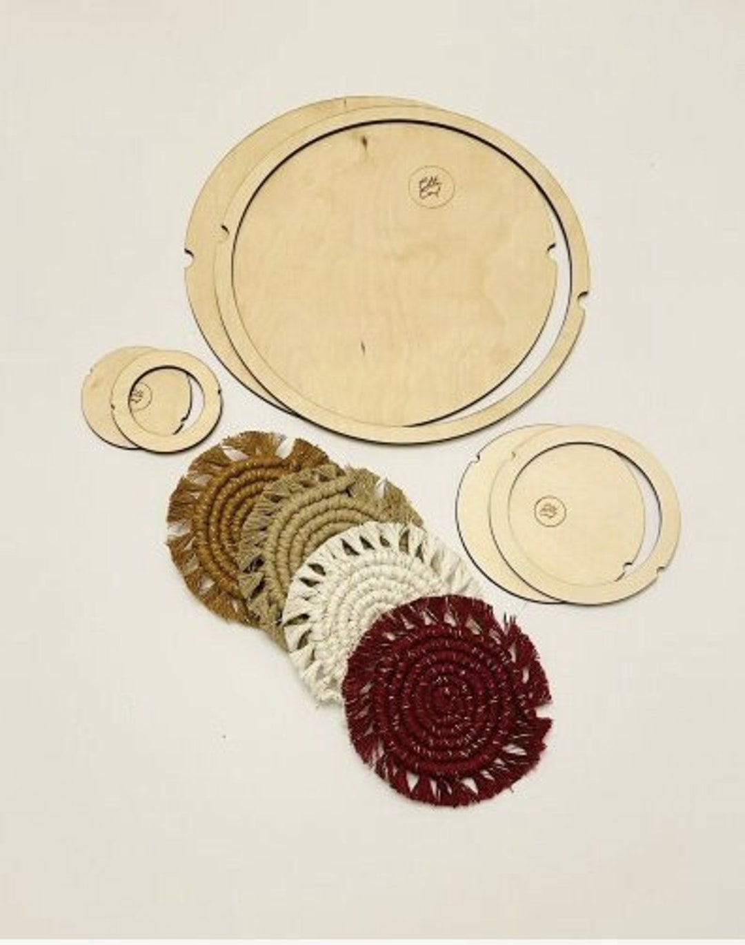 A Set of Wooden Templates for Cutting Washers Etsy