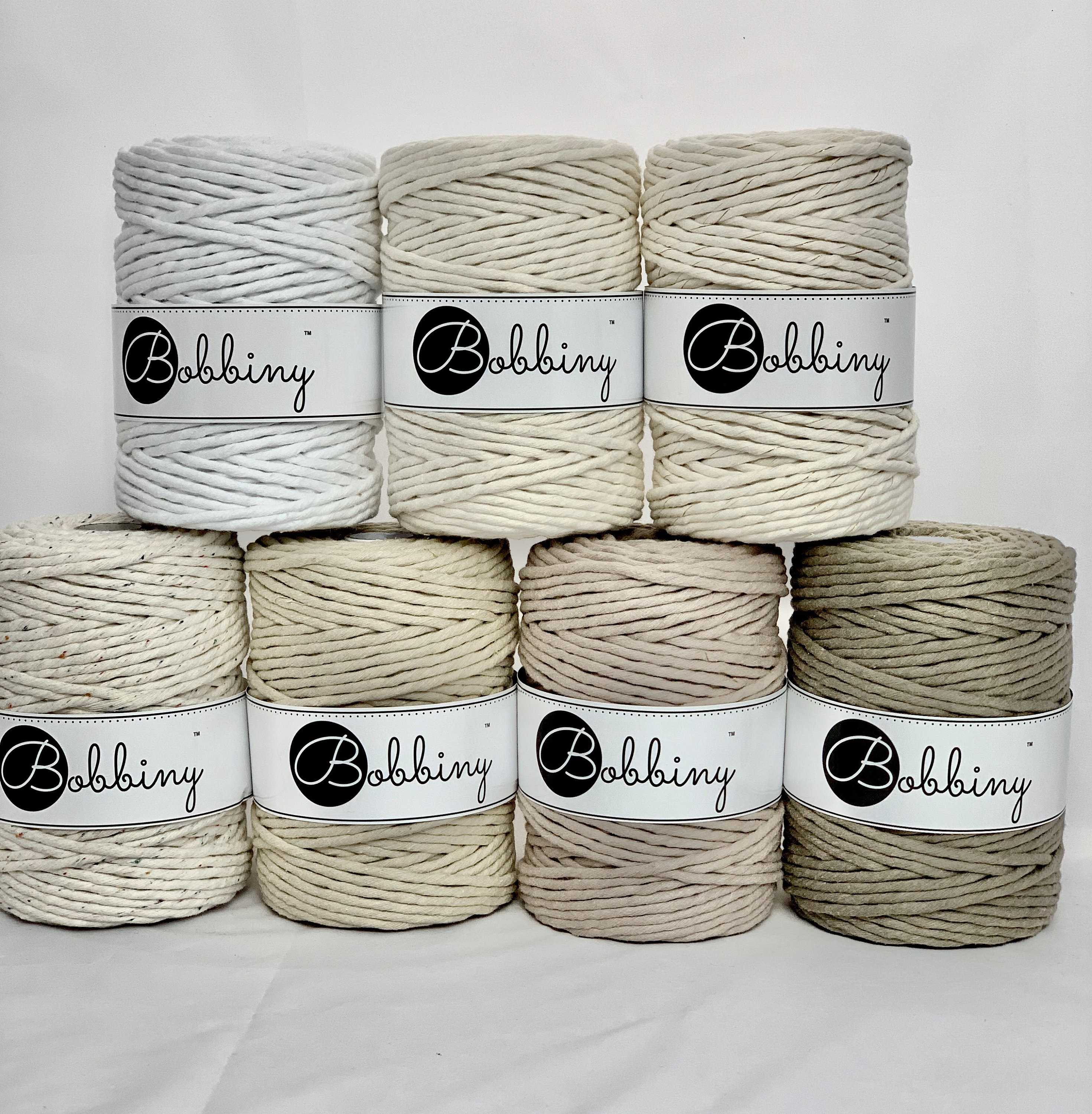 100 metres Cotton cord, twisted Macrame cord, 5 mm Twisted 100 cotton