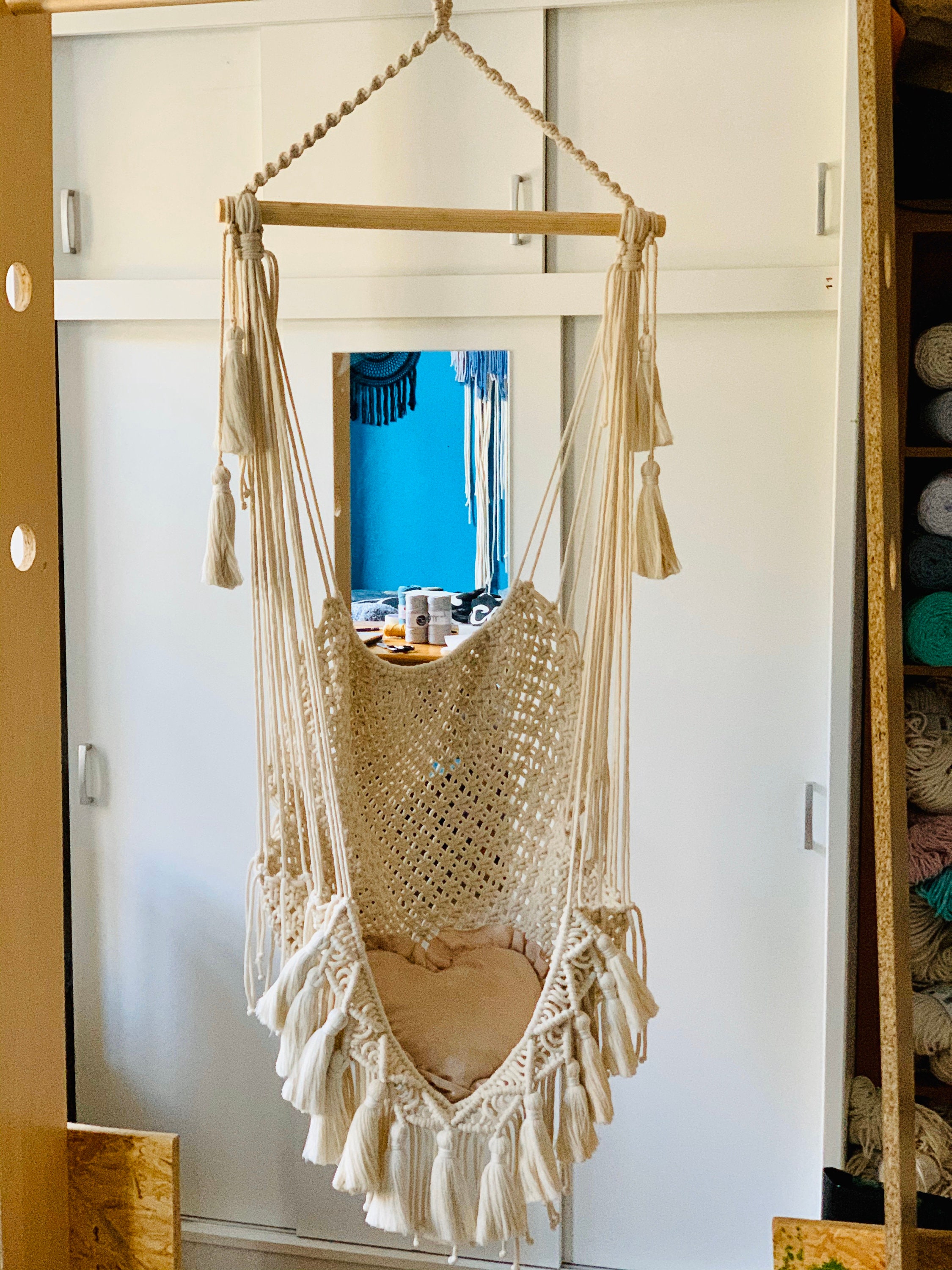 Hammock chair , hanging chair, macrame chair, handmade chair, macrame swing
