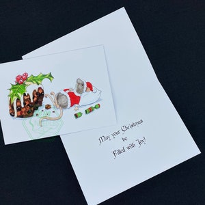 Tarjeta de Navidad llena de alegría