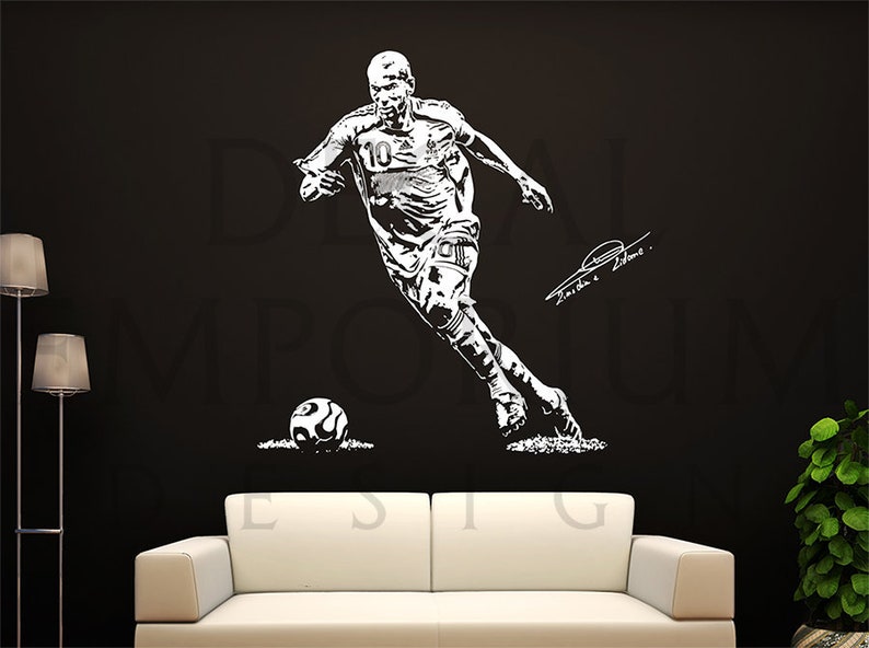 zinédine zidane france juventus real madrid soccer football | etsy