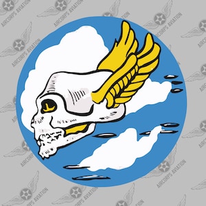 Squadron Sticker - 85th Fighter Squadron USAF Historic WWII Air Force Military Insignia Emblem Logo Vinyl Window Sticker Decal