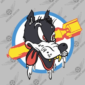 Squadron Sticker - 377th Bombardment Squadron USAF Historic WWII Air Force Military Insignia Emblem Logo Vinyl Window Sticker Decal