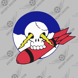 Squadron Sticker - 33rd Photo Reconnaissance  USAF Historic WWII Air Force Military Insignia Emblem Logo Vinyl Window Sticker Decal