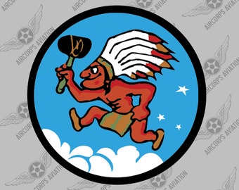 Squadron Sticker - 556th Bombardment Squadron USAF Historic WWII Air Force Military Insignia Emblem Logo Vinyl Window Sticker Decal