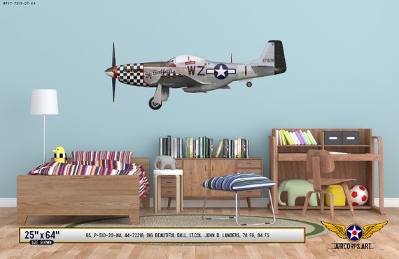 Sweat à Capuche P51 Mustang Pinup WWII - Hommage à L'avion De Chasse Et Aux Pin-up - Coupe Classique, 241 G - Pour Hommes, Fans D'aviation