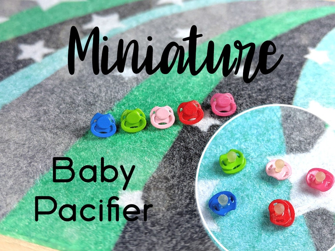 1:12 Scale | Miniature Pacifier for Toddler and Baby | Detailed Toy for ...