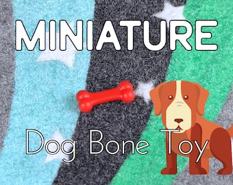Miniature Bone dog chew toy for Dollhouse | Handmade Pet Accessory