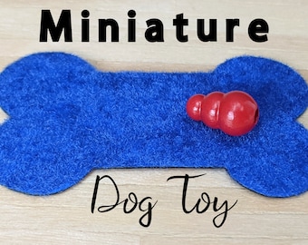 Miniature "Kong" dog chew toy for Dollhouse | Handmade Pet Accessory