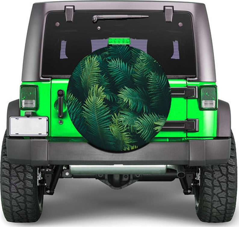 Car Decal for Girl Decal for Car Car Decals Tire Cover Decal K119 Palm Leaves Decal Car Accessories Tropical Sticker Car Wheel Decal