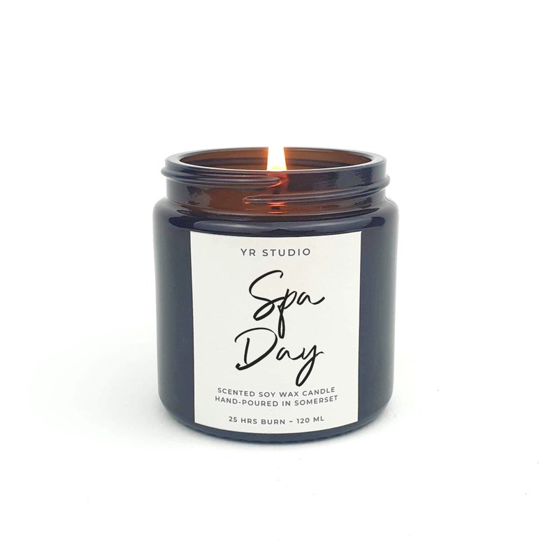 Home SPA calm candle relax stress relief gift meditation Etsy
