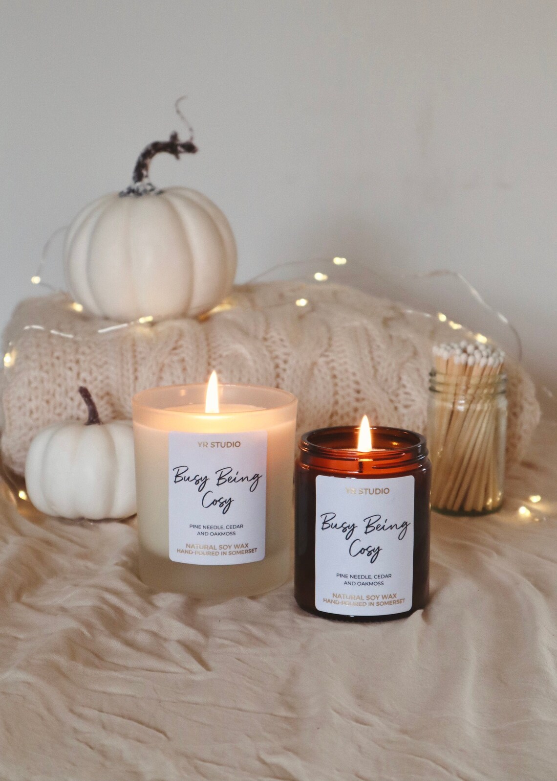 Cosy Autumn & Christmas Candle UK Fall Halloween Decor Etsy UK