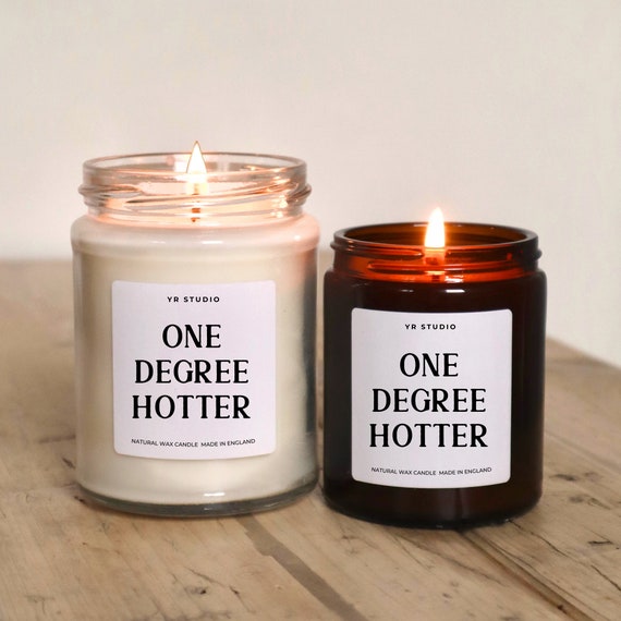 One Degree hotter Funny Gift PHD Candle, Graduation Gift for Daughter, Son, Friend, Colleague, college grad, masters degree diploma candle