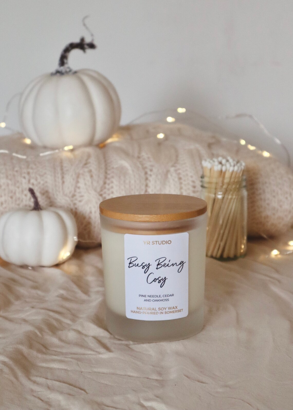Cosy Autumn & Christmas Candle UK Fall Halloween Decor Etsy UK