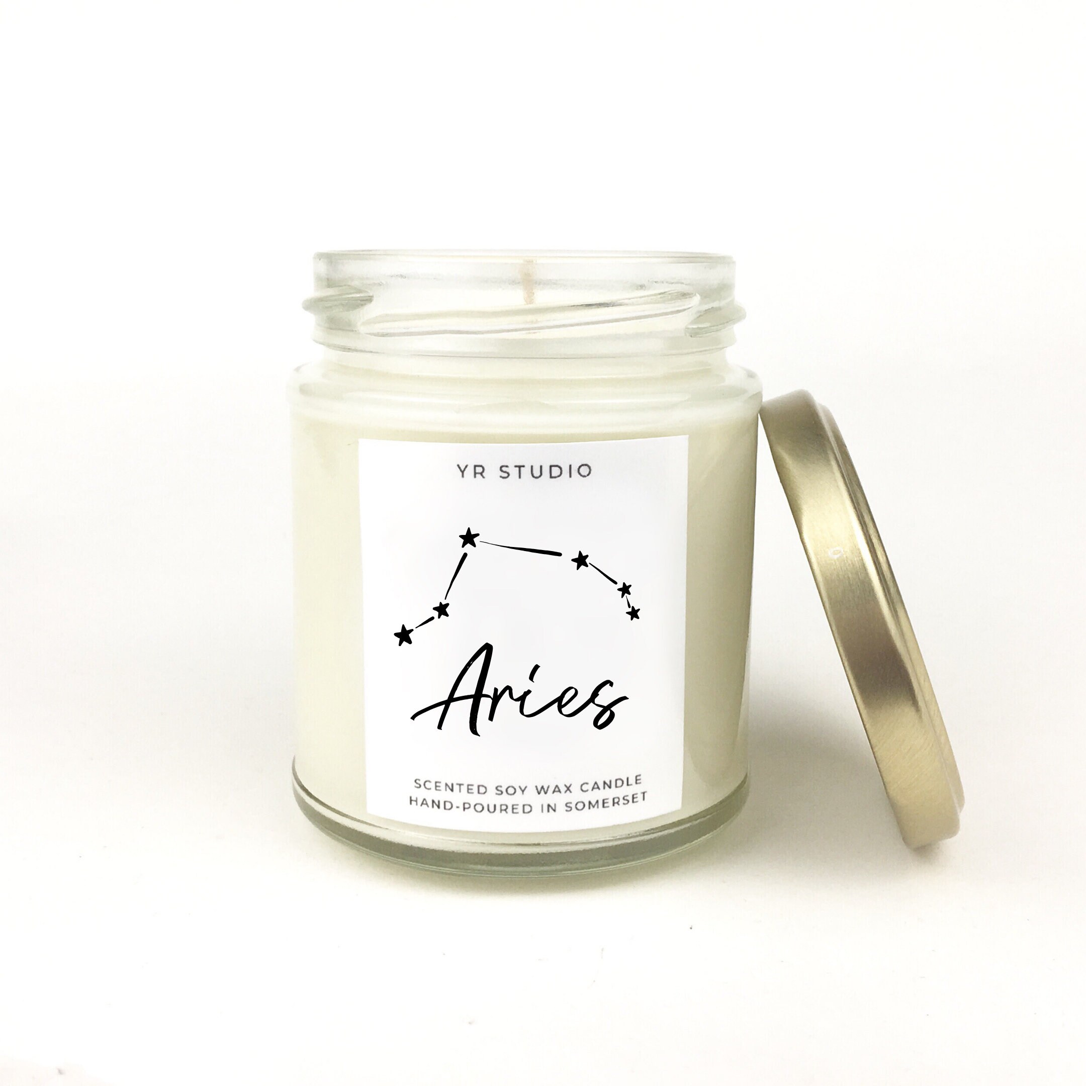 Aries gift candle gift zodiac candle witch zodiac gift Etsy
